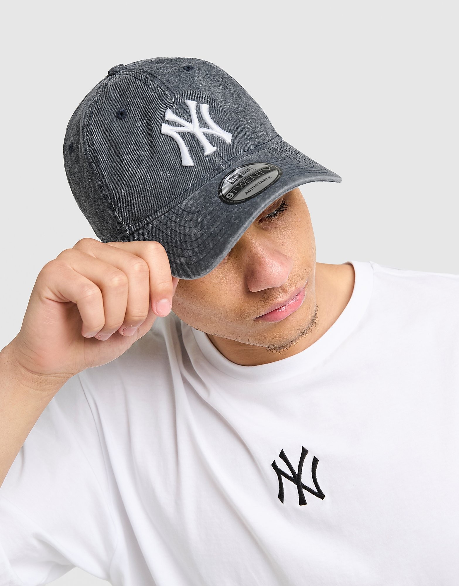 New Era Casquette MLB 9TWENTY New York Yankees Bleu pour homme