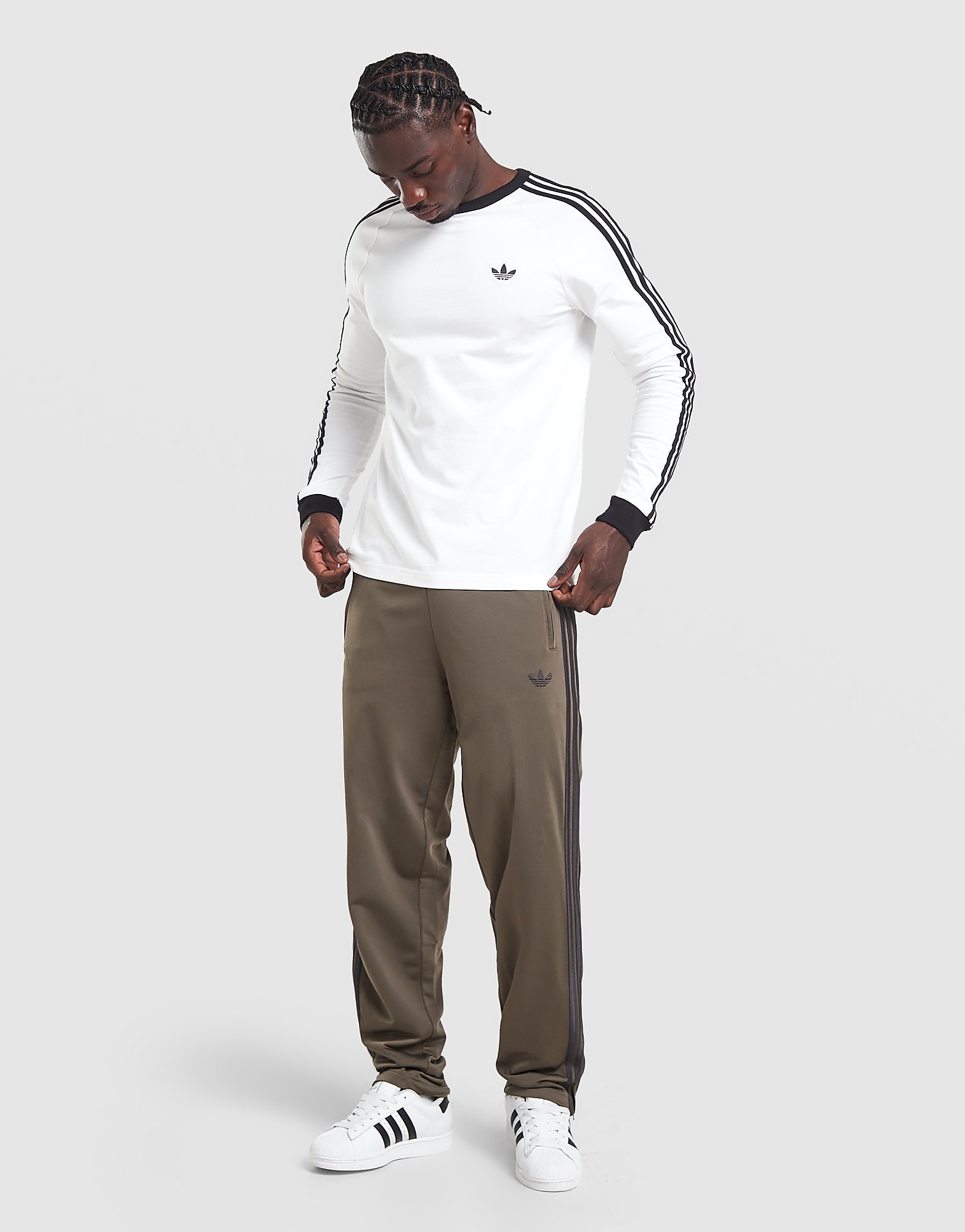 adidas Originals Pantalon De Survêtement Firebird Marron pour homme