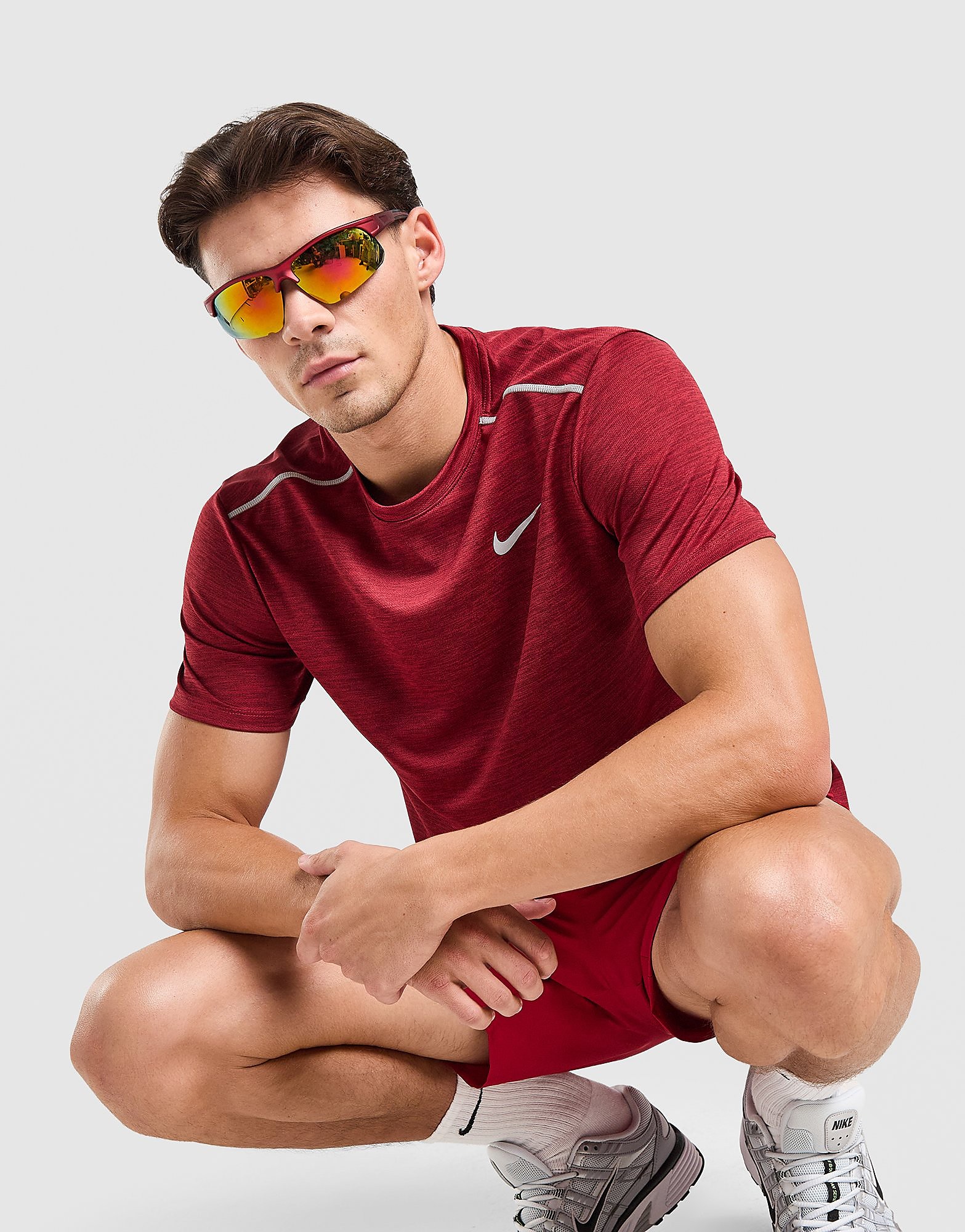 Nike T-shirt Running DF UV Miler SS pour homme
