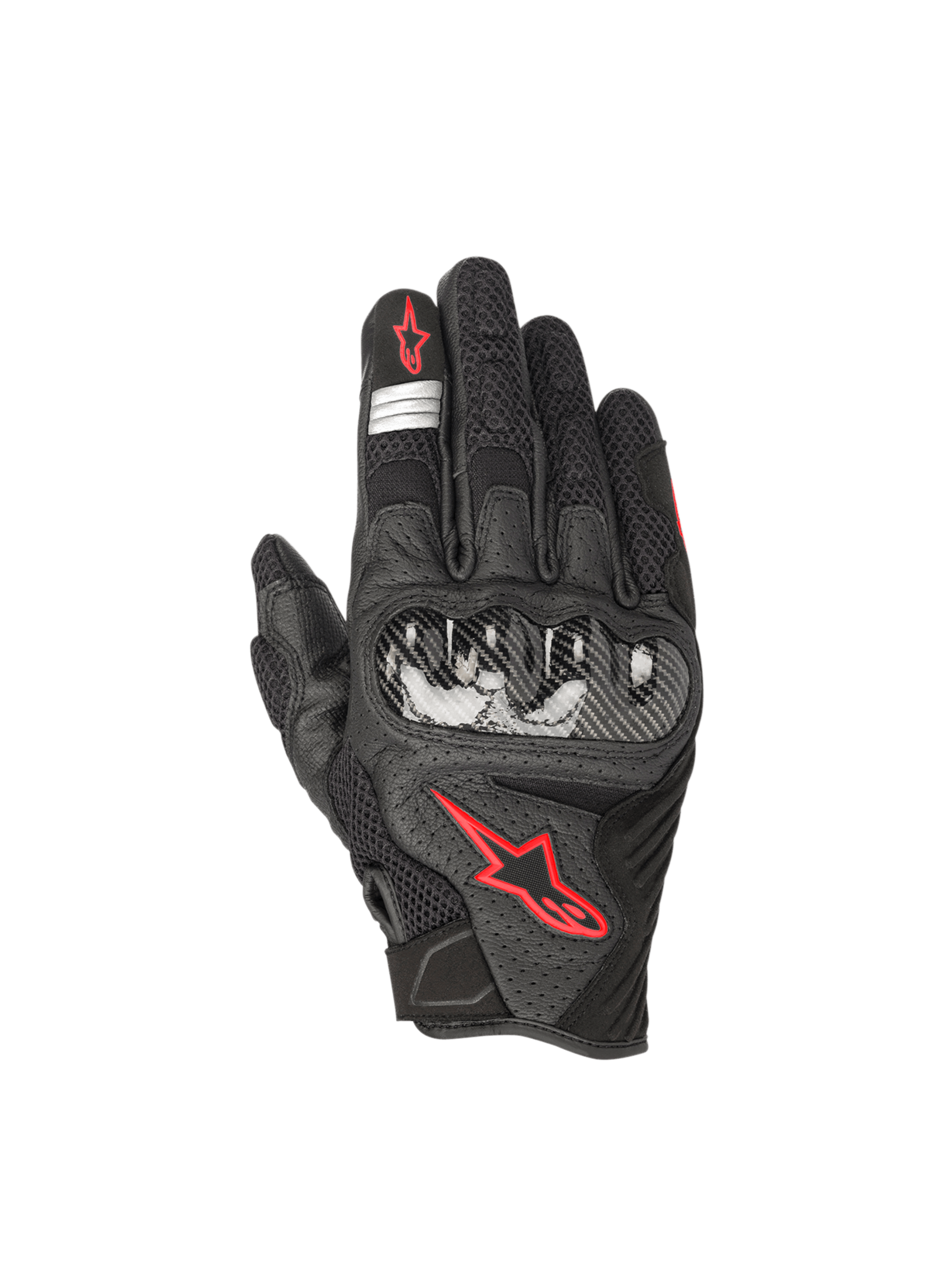 Alpinestars Gants SMX-1 Air V2 Black Red Fluo Black