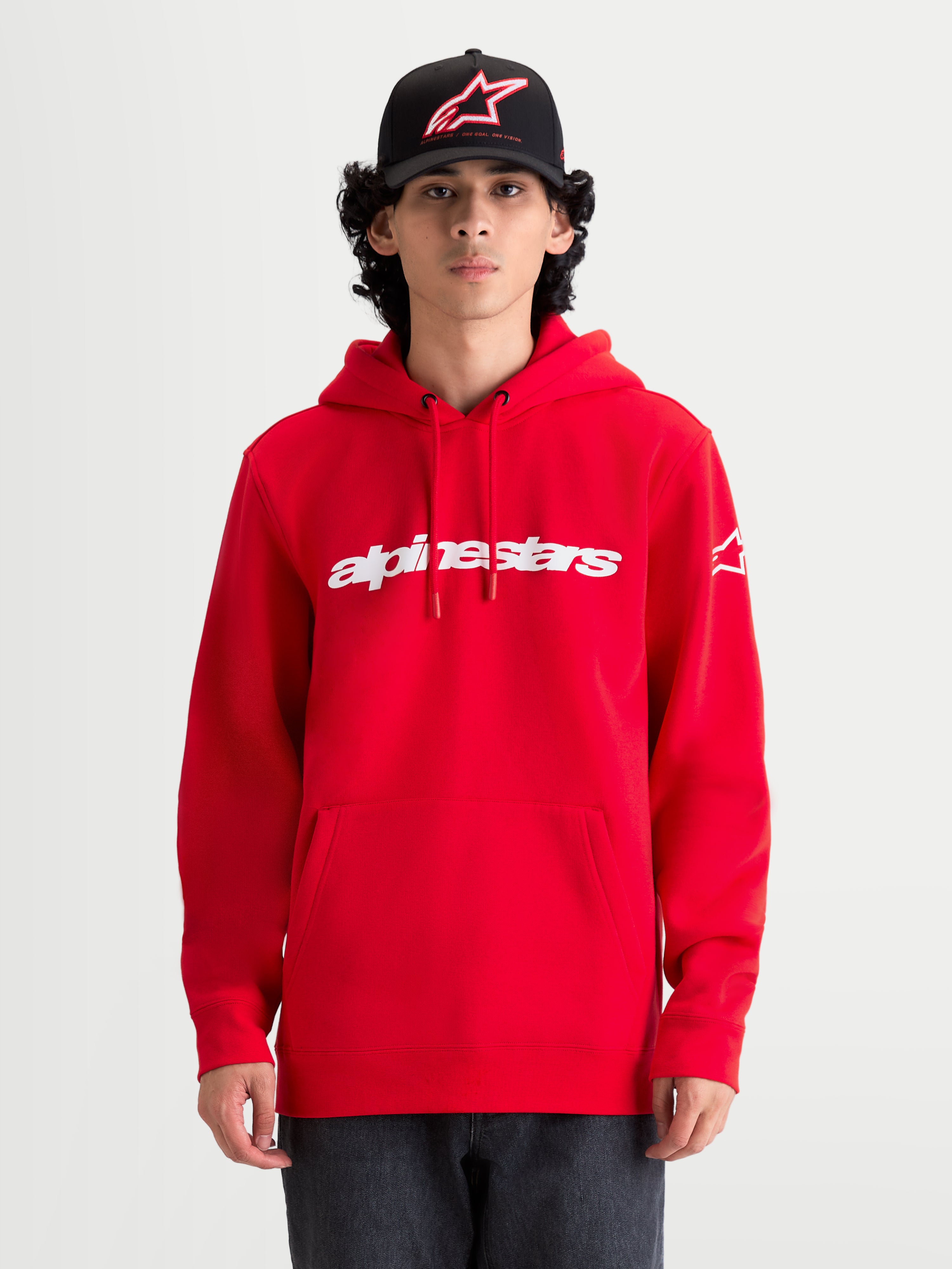 Alpinestars Race Wordmark Hoodie Red
