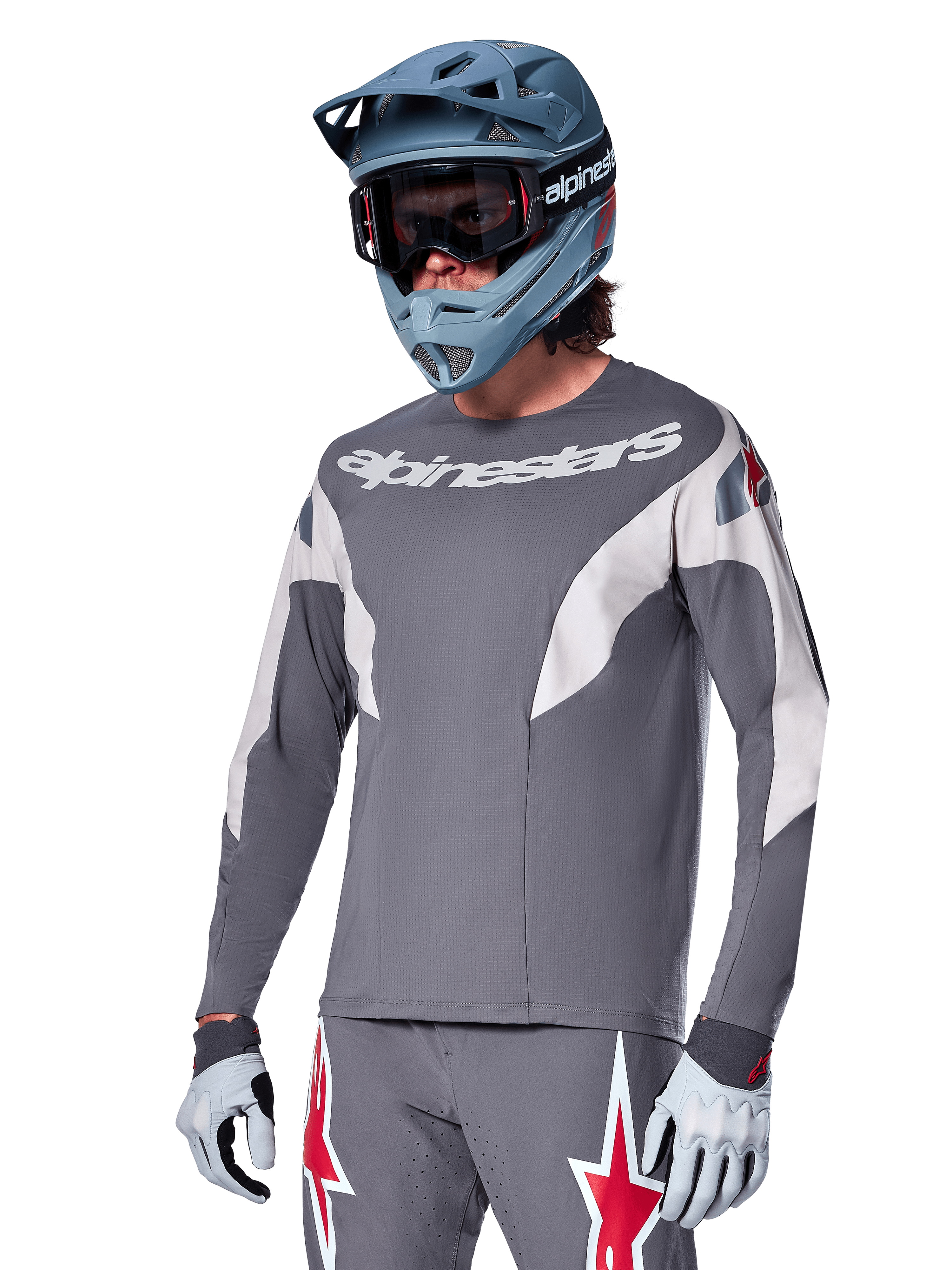 Alpinestars Maillot De Course A-Supra Dark Gray, Taille: XXL Gray