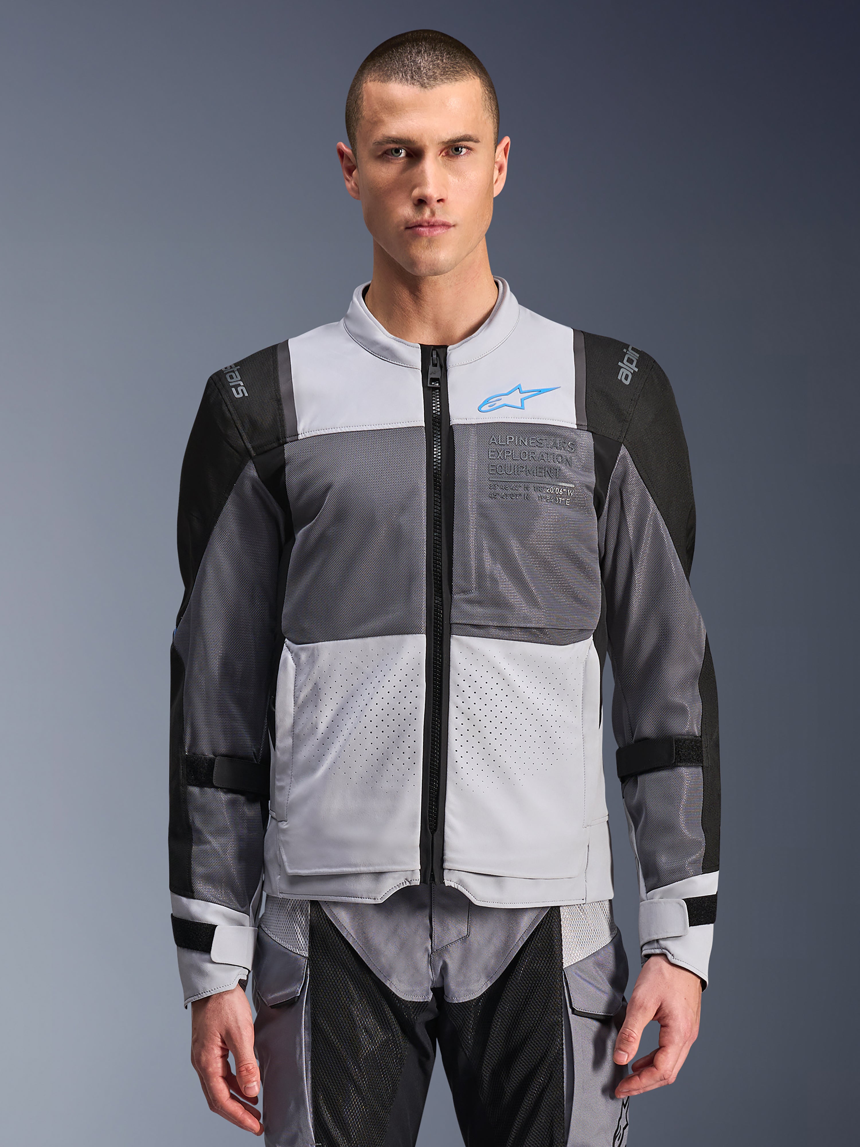 Alpinestars Veste Air ST-2 Ice Gray Dark Gray