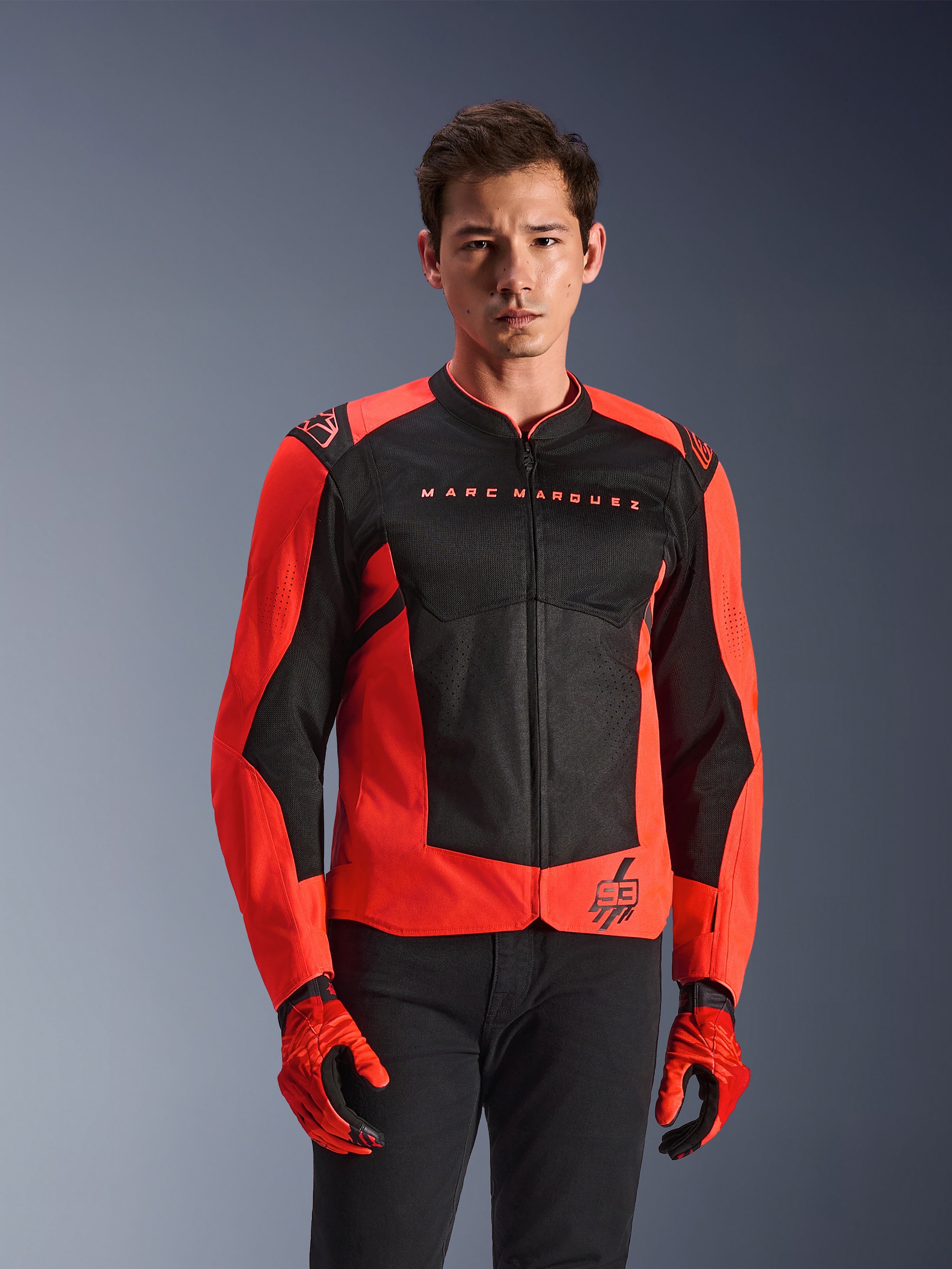 Alpinestars Veste MM93 T-SPS Air V2 Red Fluo Black, Taille: XL Red