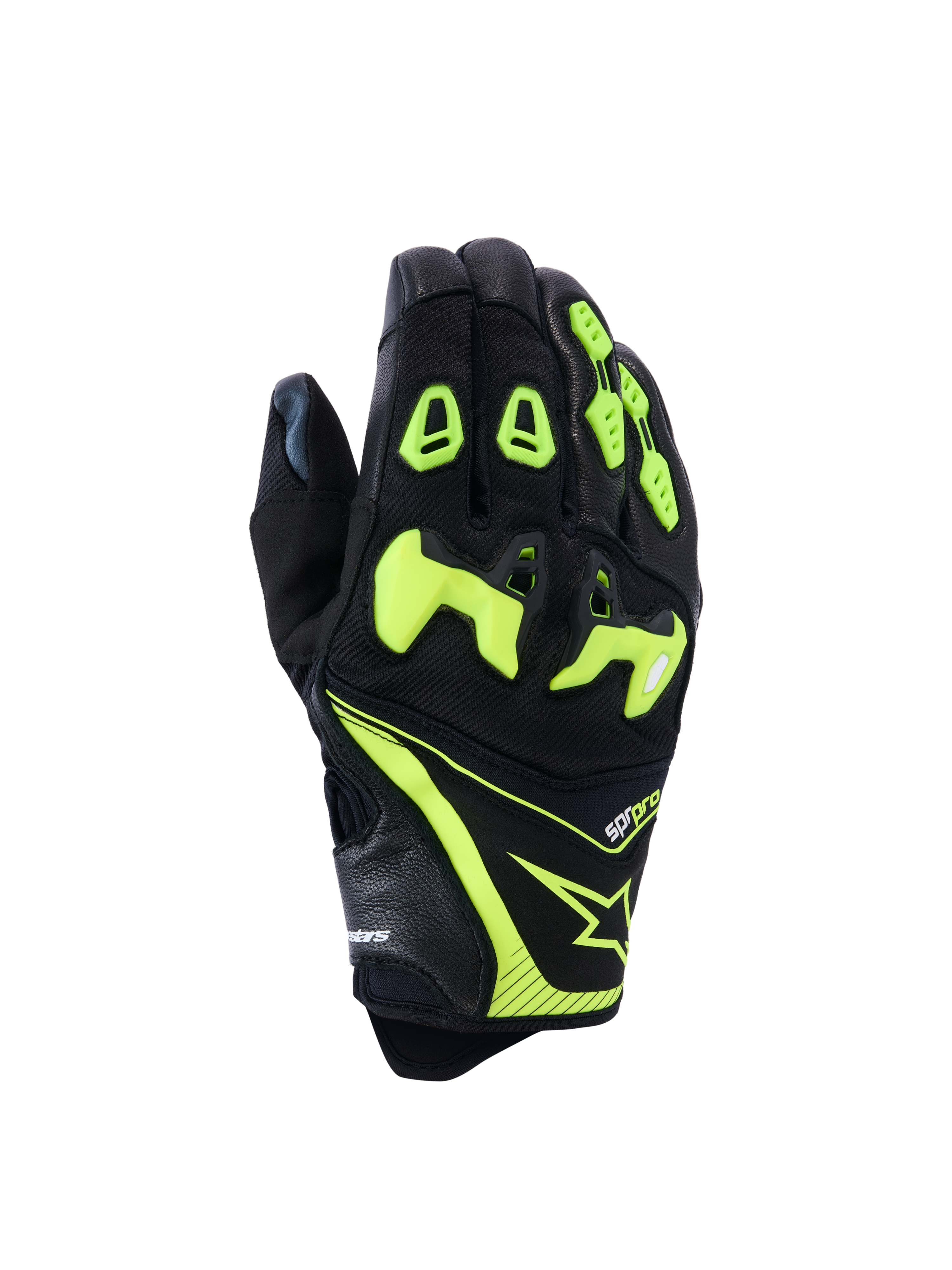 Alpinestars Gants SP-R Pro Black Yellow Fluo Yellow