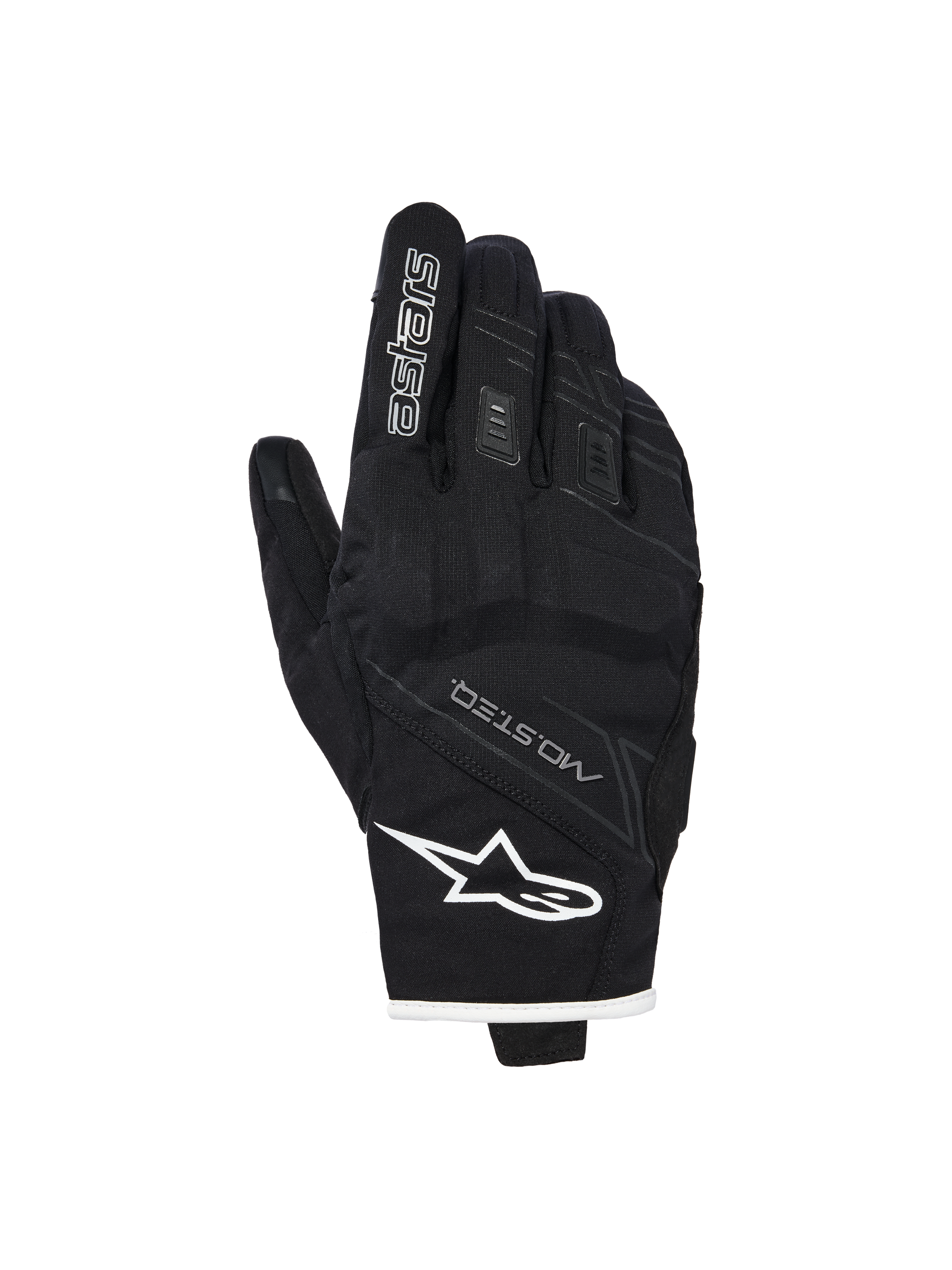 Alpinestars Stella Moblast WP Gants de moto pour dames imperméables Noir/Blanc pour femme