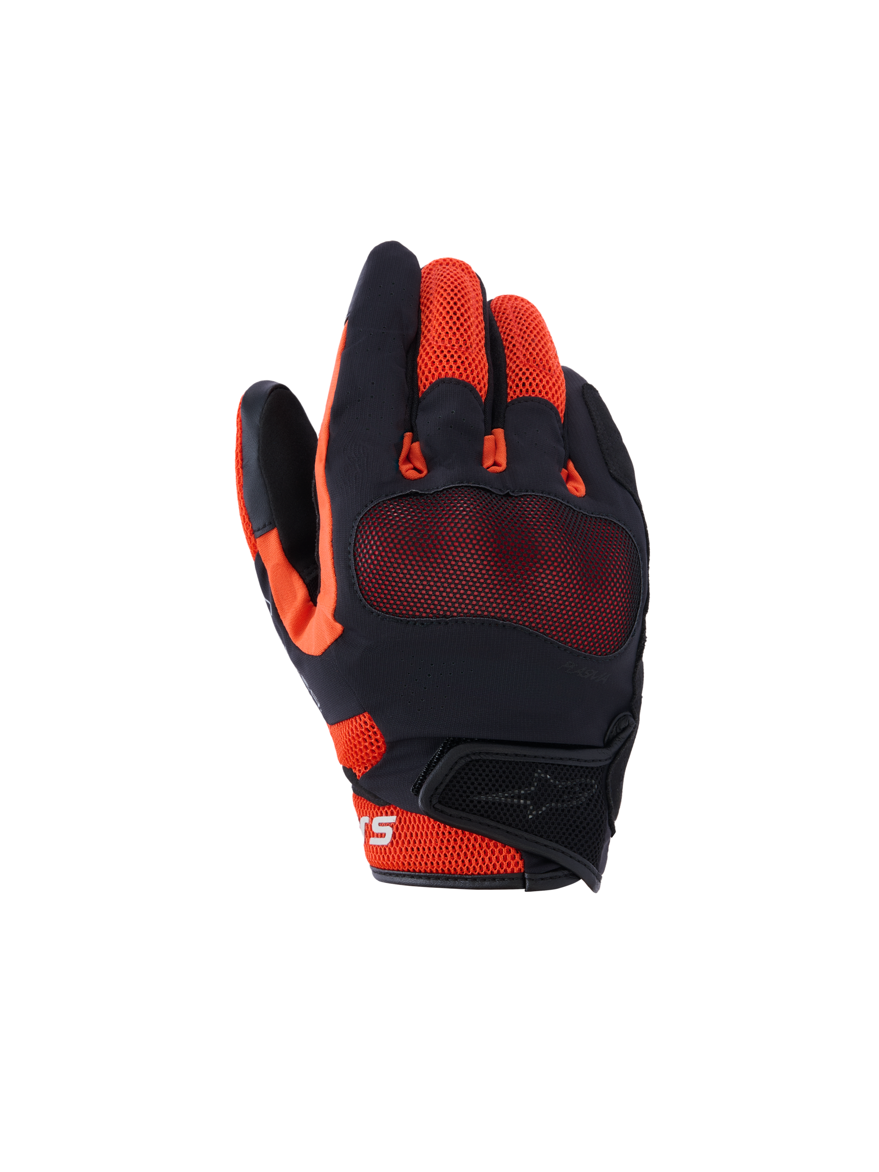 Alpinestars Gants Airflow Mogress Black Red Tangerine Red