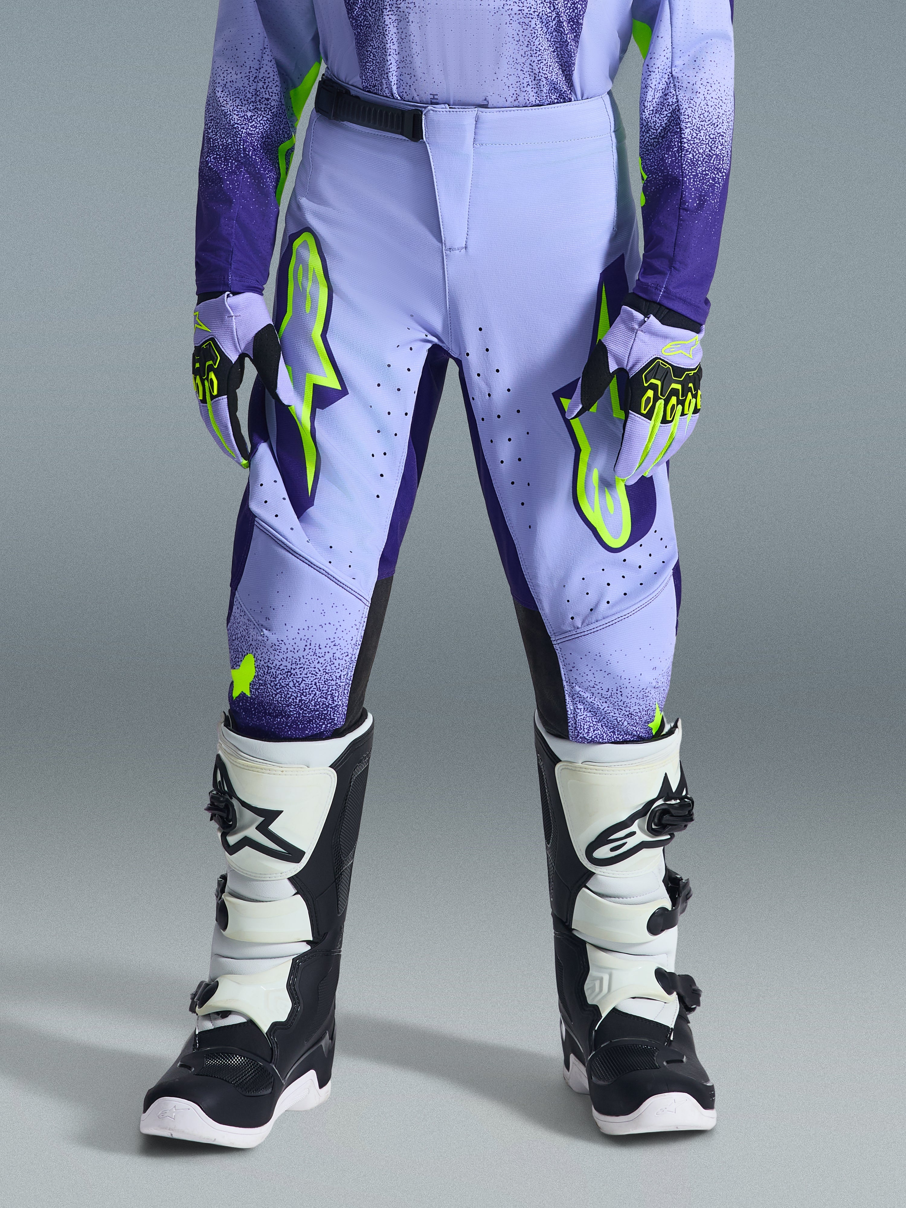 Alpinestars Supertech Scenz Pantalons de motocross pour pour garçon
