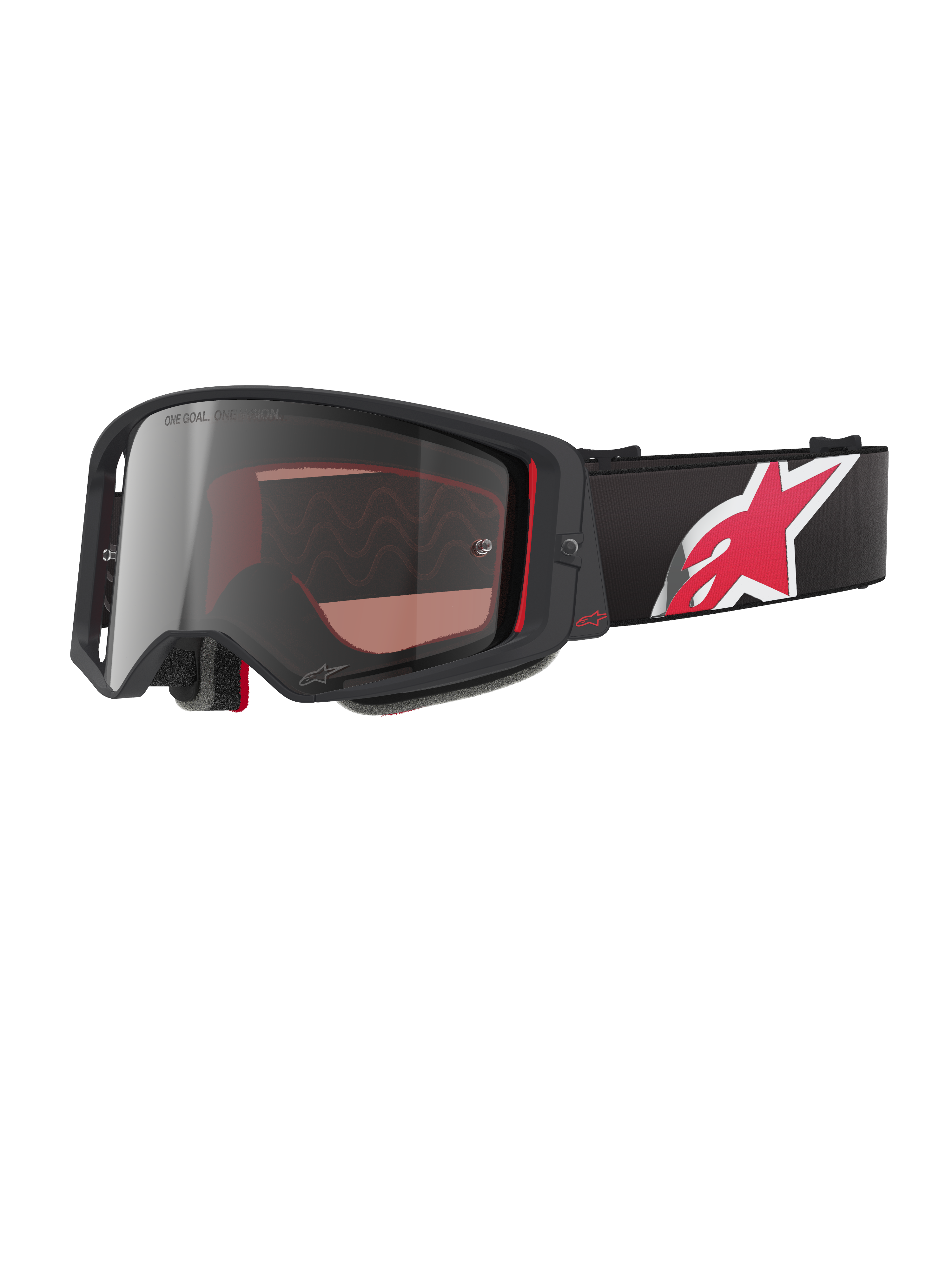 Alpinestars Masque Supertech Corp Absolute Vision Black Red Mirror Silver, Taille: One Size pour homme