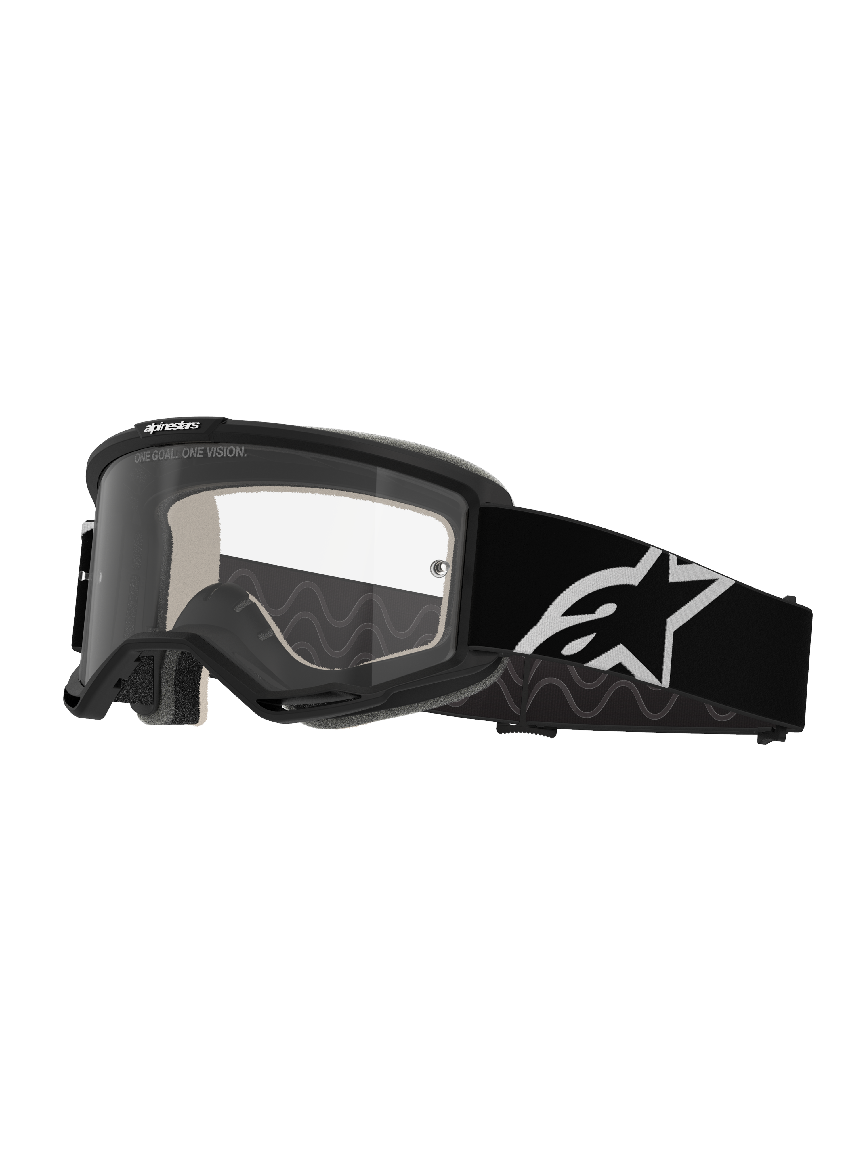 Alpinestars Masque Vision 5 Corp Black Clear, Taille: One Size pour homme