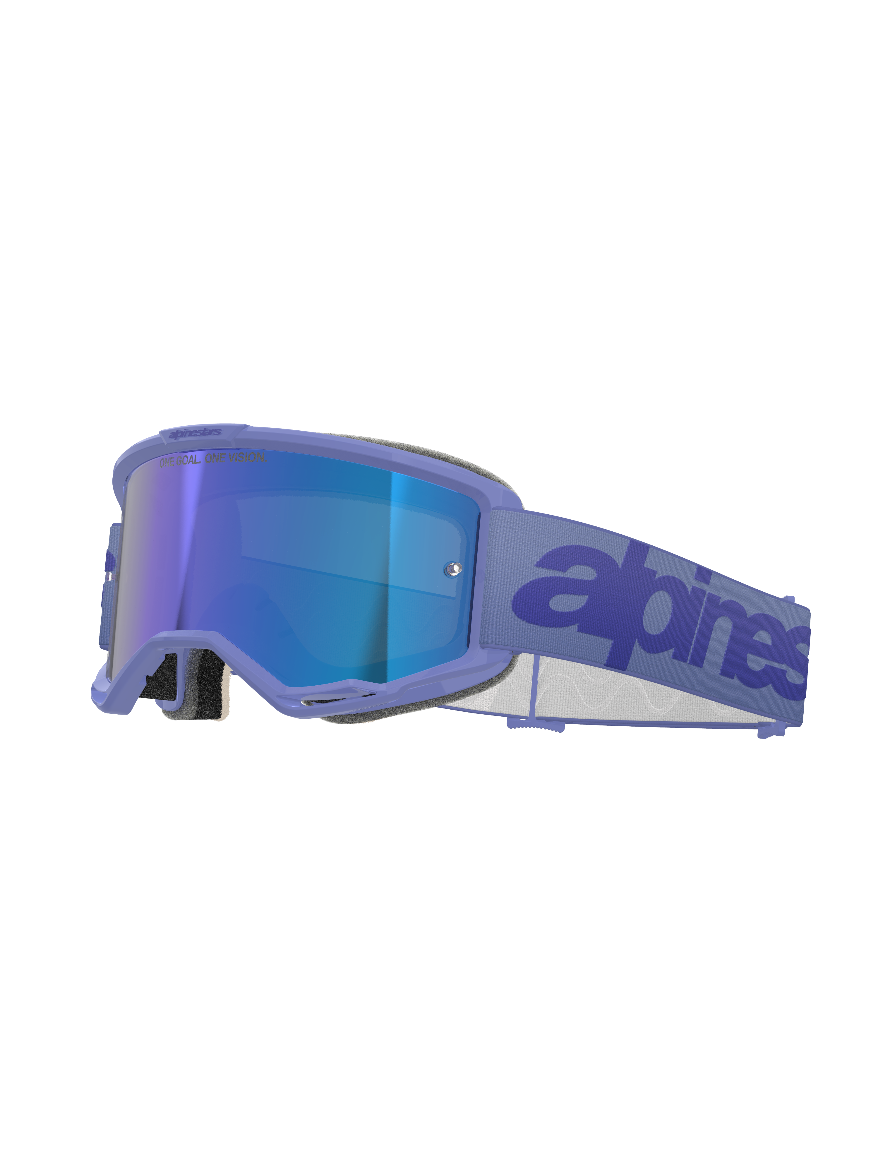 Alpinestars Vision 5 Wordmark Mirror Lunettes de motocross pour homme