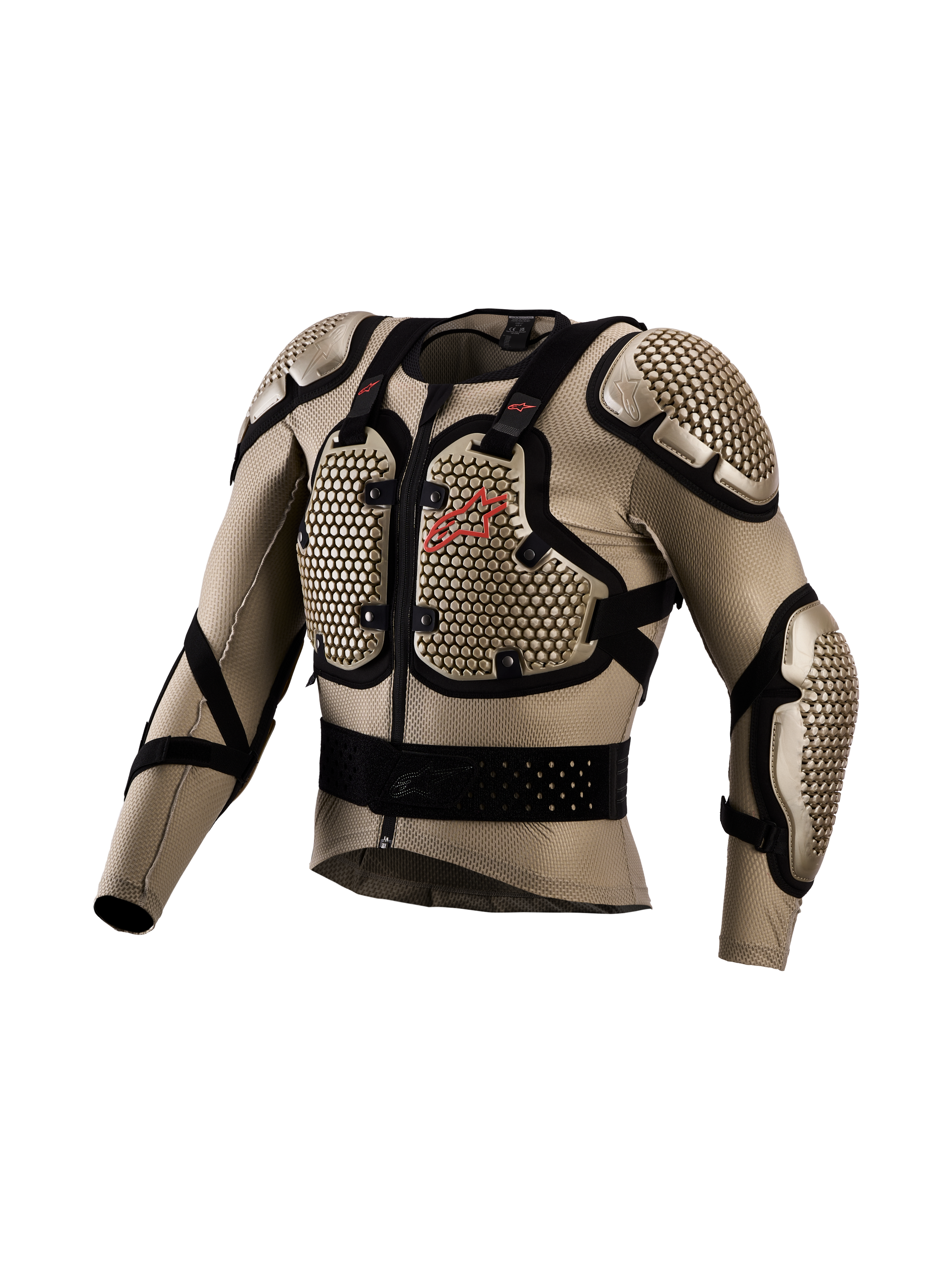 Alpinestars Bionic Action V3 Veste protectrice beige/noir/rouge
