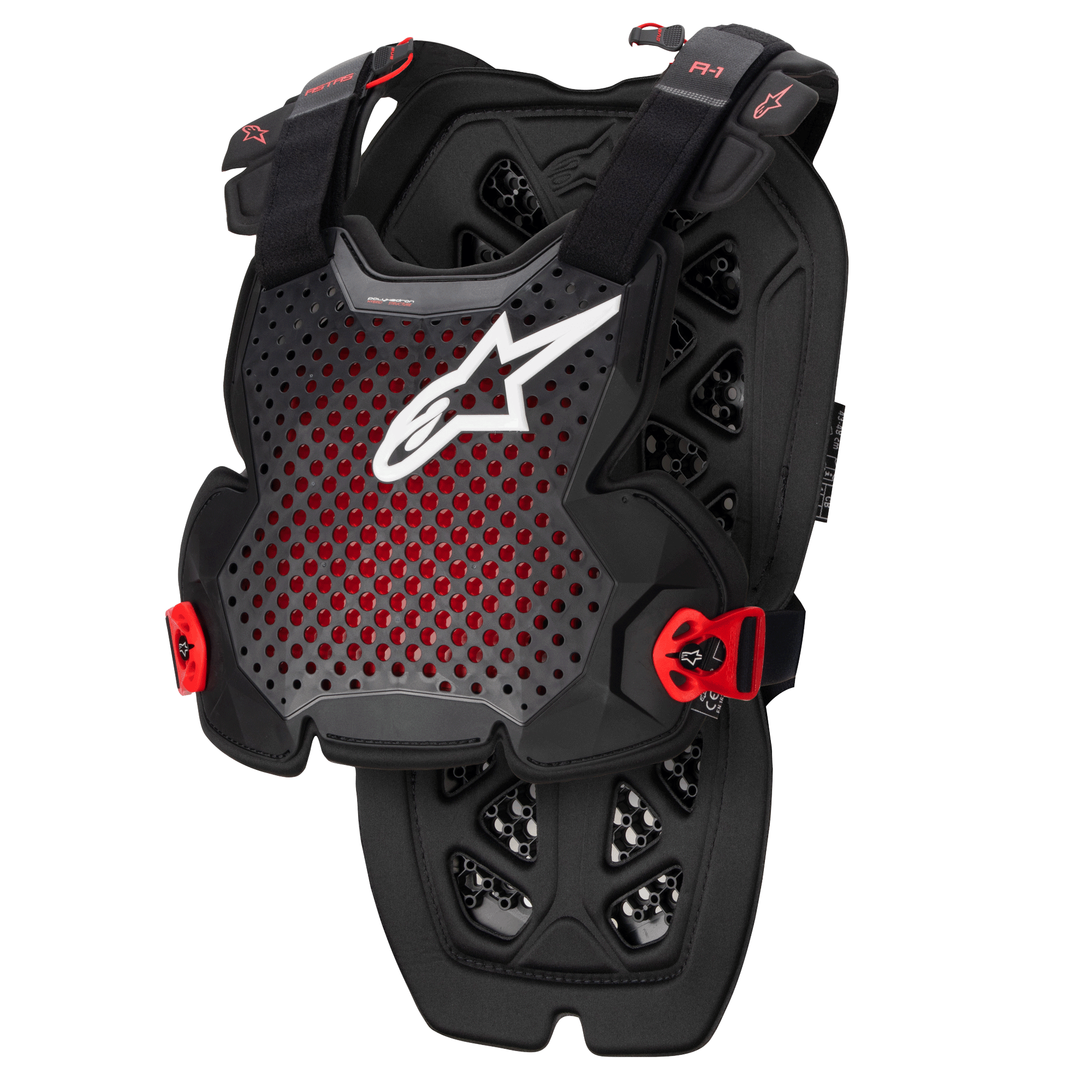 Alpinestars Protecteur De Poitrine A-1 Pro Anthracite Black Red, Taille: M/L Gray