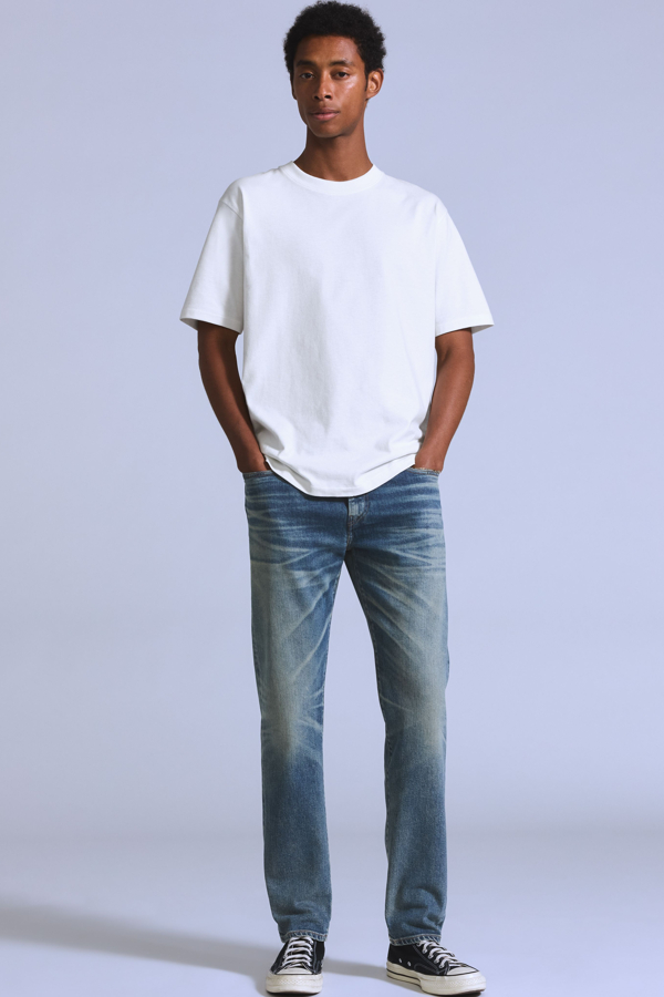Levi's Jean 502 Taper Délavage moyen / MIJ Ripple pour homme