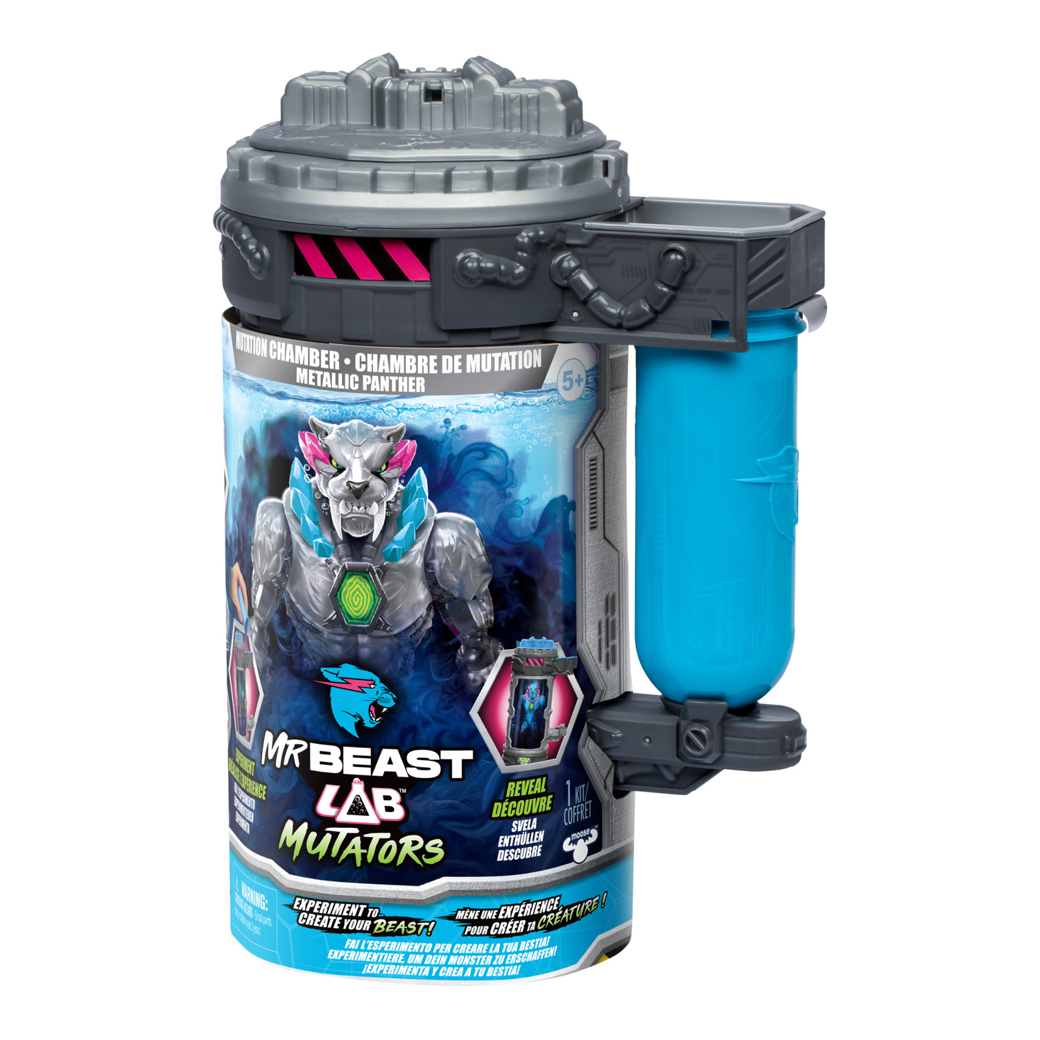 Moose Toys Mr Beast Lab Panthère Métallique