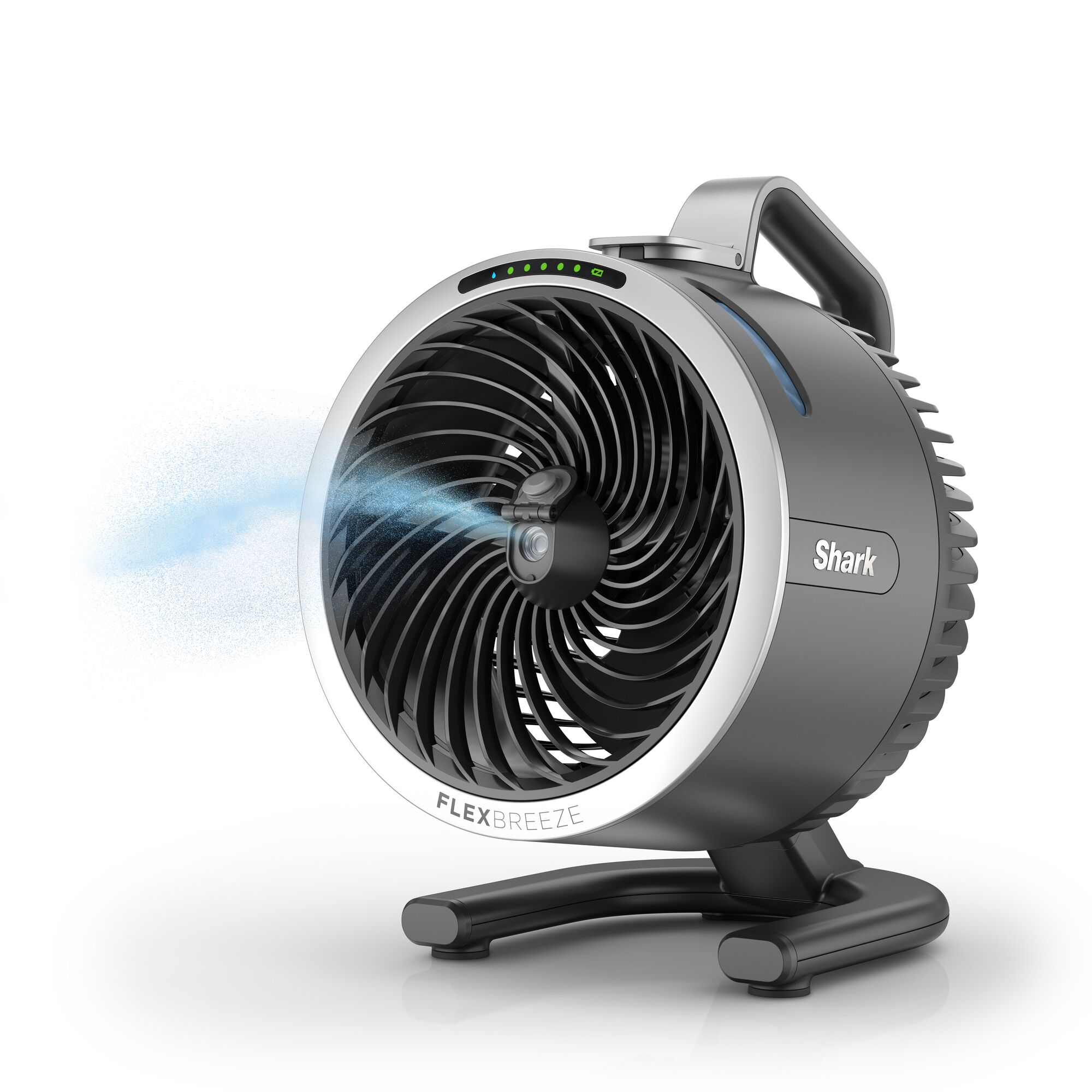 Shark Ventilateur brumisateur - FlexBreeze HydroGo FA050EUDV - 36 W - 5 vitesses - Colombe