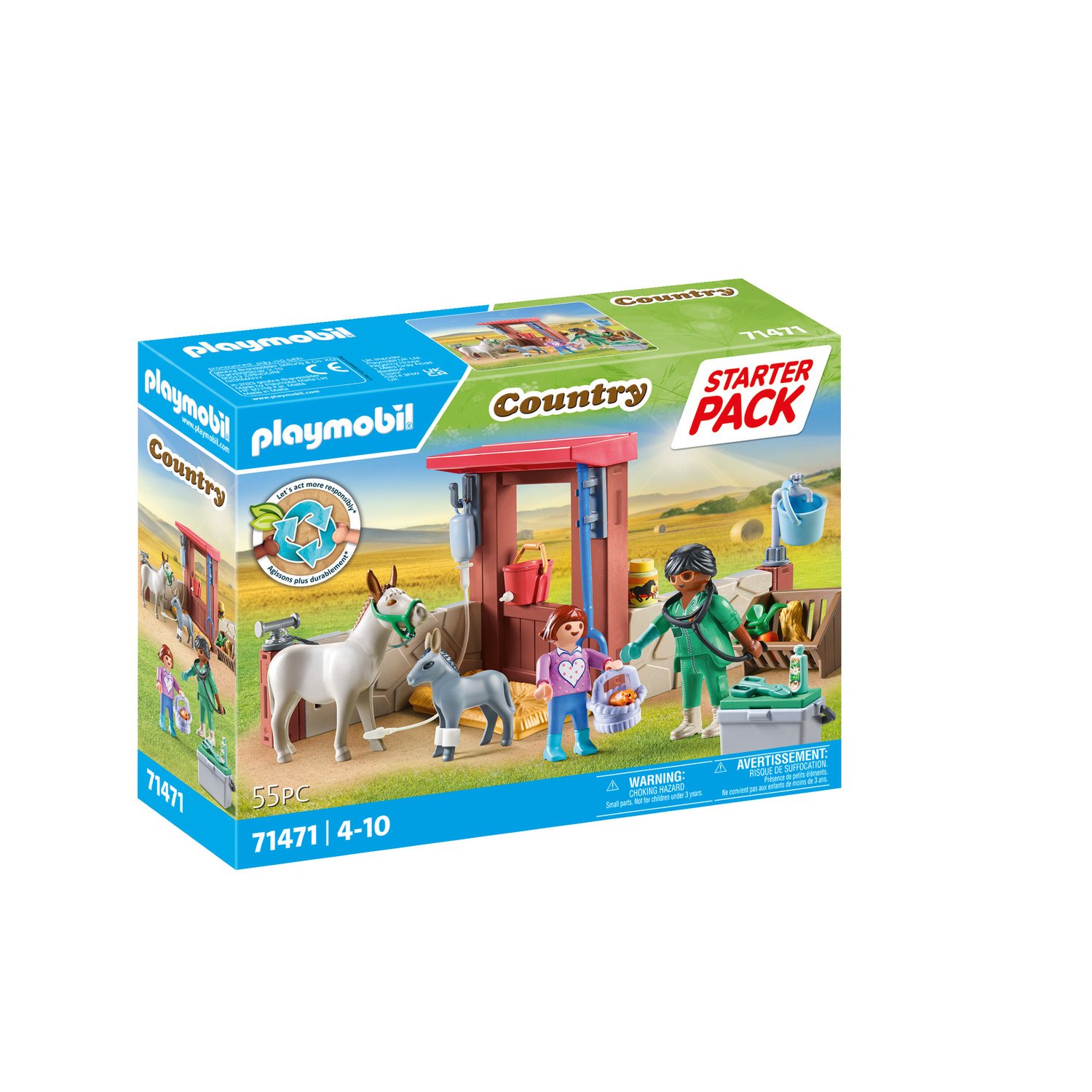 Playmobil Vétérinaire avec animaux 71471