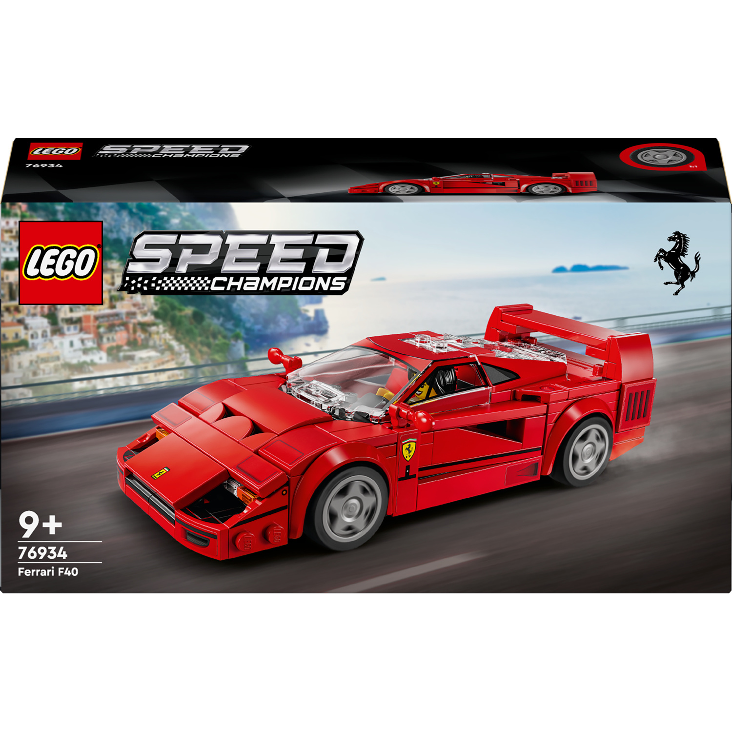 LEGO Speed Champions 76934 Supercar Ferrari F40 - Véhicule Jouet pour Garçons