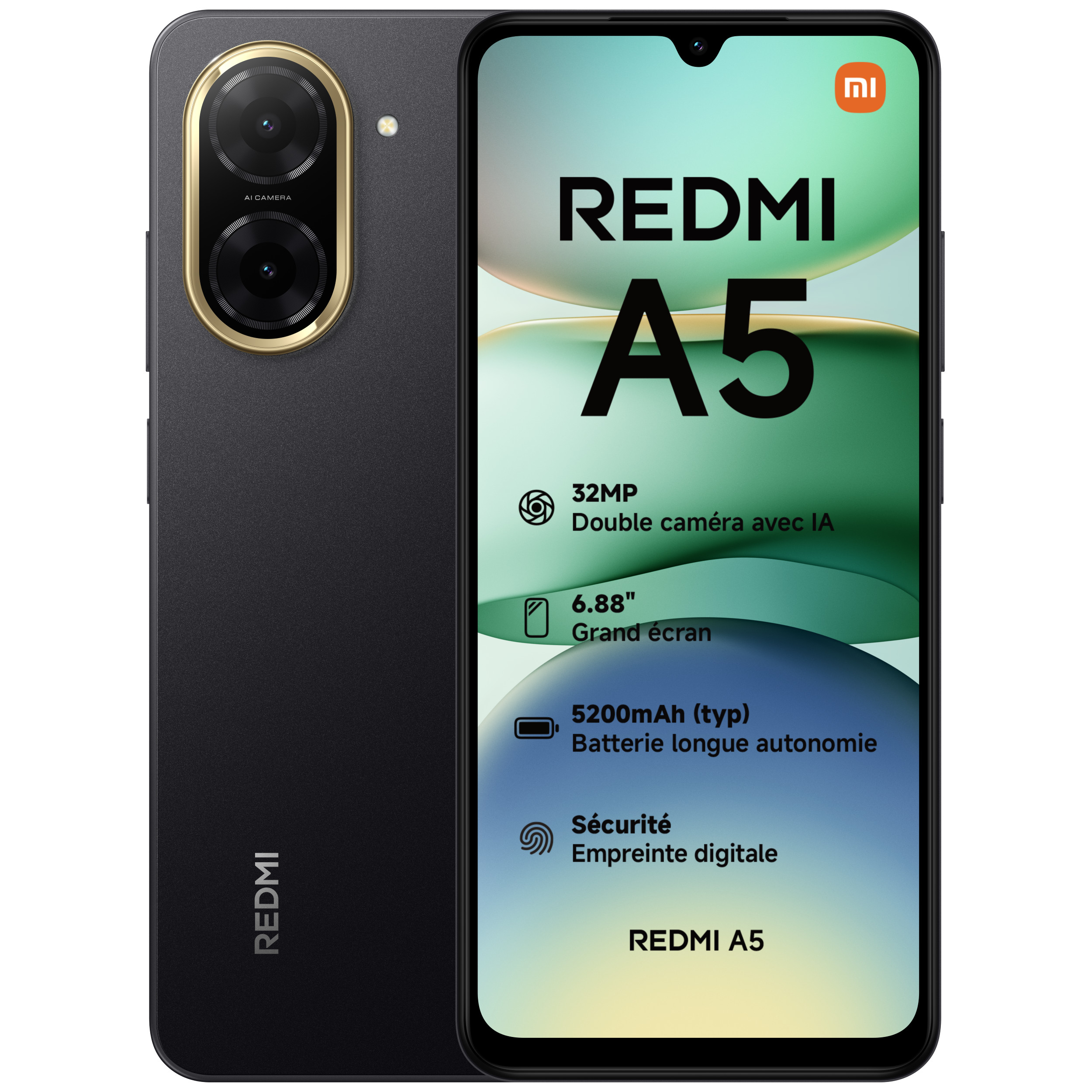 Xiaomi Smartphone Redmi A5 128 Go Noir Noir