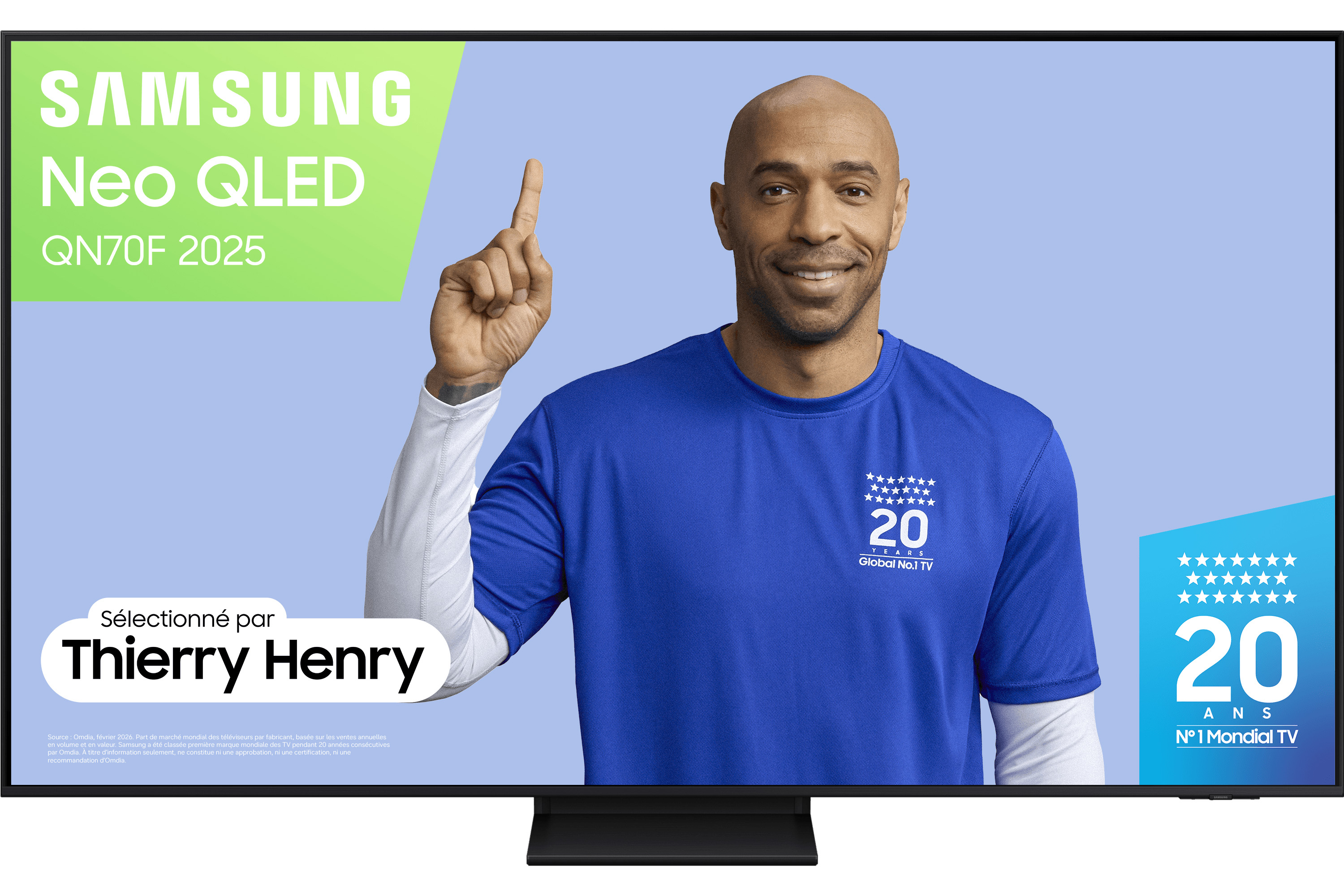 Samsung 55QN70F - TV NeoQLED MiniLED 55 (140 cm) - 4K UHD 3840x2160 - 144Hz - HD