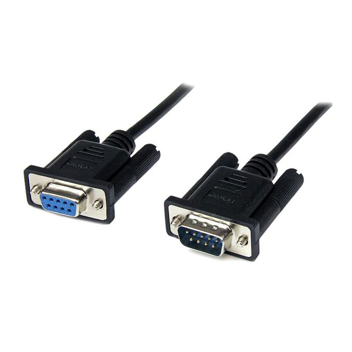 StarTech.com Câble rallonge Null Modem croisé série RS232 DB9 - 2 m