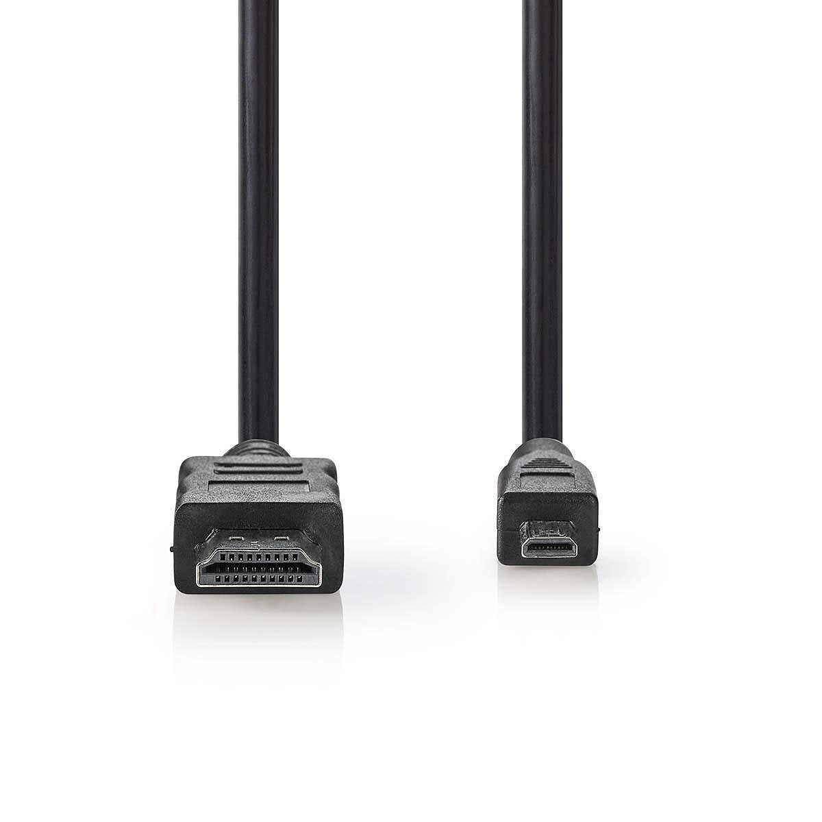 Nedis CVGL34700BK15 câble HDMI 1,5 m HDMI Type A (Standard) HDMI Type D (Micro)