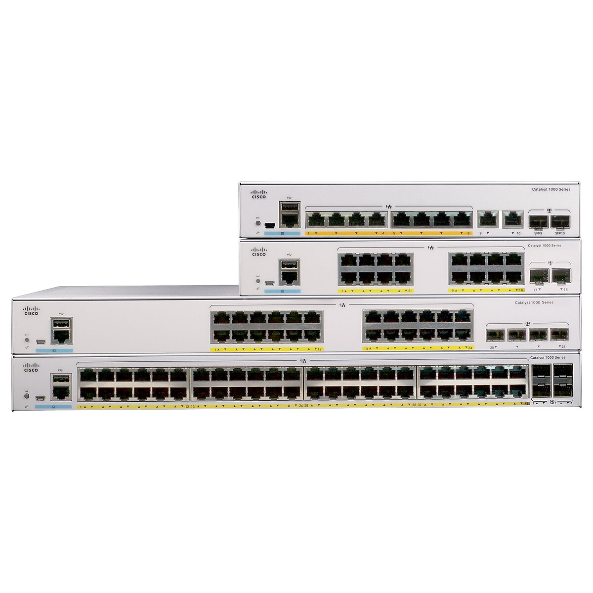 Cisco Catalyst C1000-16T-2G-L commutateur réseau Géré L2 Gigabit Ethernet (10/100/1000)