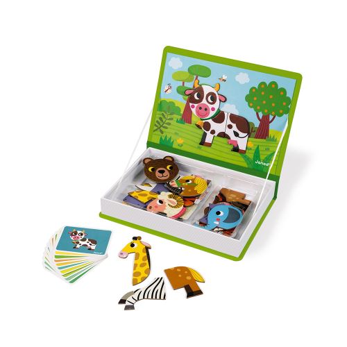Janod Magnéti'book animaux, 30 magnets