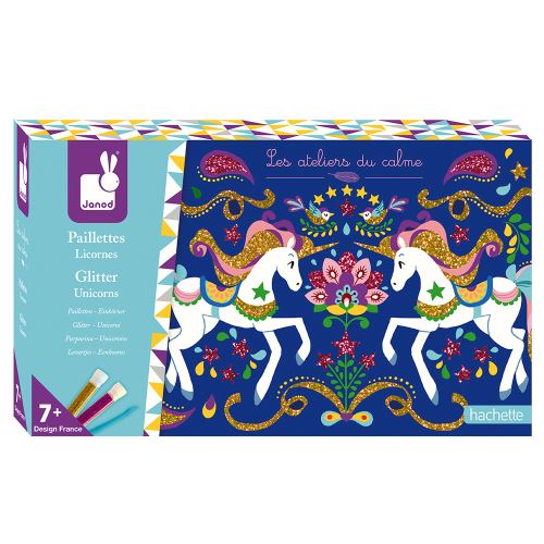 Janod Kit Créatif Paillettes Licornes