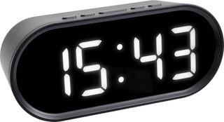 Réveil à quartz TFA Dostmann 60.2025.01 noir