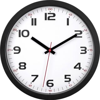 Horloge murale TFA Dostmann 60.3050.01 à quartz 30.5 cm x 30.5 cm x 3.8 cm noir
