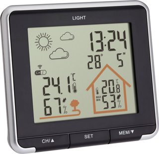 TFA Dostmann LIFE 35.1153.01 Station météo radiopilotée Prévisions météorologiques 12 à 24 heures Nombre de capteurs max. 3