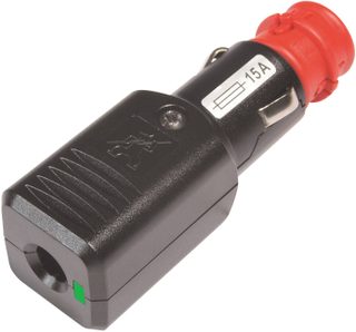 ProCar Connecteur universel LED Ng 15A avec décharge de traction avec fusible, 12-24 volts Charge de courant max=15 A 12 V, 24 V