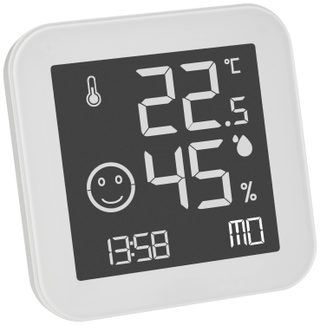 TFA Dostmann BLACK & WHITE Thermo-hygromètre blanc