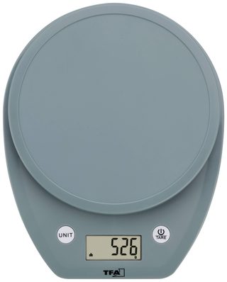 TFA Dostmann MOCHI Balance de cuisine numérique Plage de pesée (max.)=5000 g turquoise 160 x 200 x 29