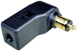 ProCar Fiche mâle coudée 16 A Charge de courant max=16 A 12 V, 24 V