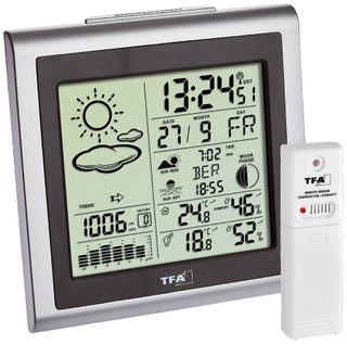TFA Dostmann LARGO 35.1145.54 Station météo radiopilotée Prévisions météorologiques 12 heures