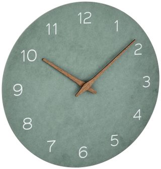 Horloge murale TFA Dostmann 60.3054.04 à quartz 29.7 cm x 45 mm jade, vert