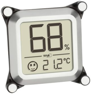 TFA Dostmann Humidore Thermo-hygromètre argent