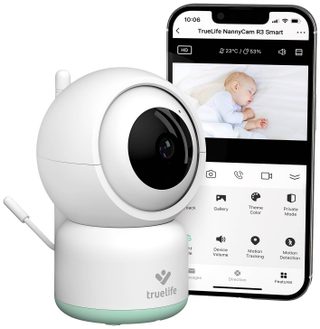 truelife TrueLife NannyCam R3 Smart Babyphone avec caméra Wi-Fi 2.4 GHz