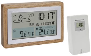 TFA Dostmann Funk-Wetterstation OAK 35.1167.54 Station météo radiopilotée Prévisions météorologiques 12 heures Nombre de capteurs max. 3