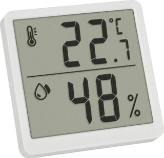 TFA Dostmann Digitales Thermo-Hygrometer Thermo-hygromètre blanc