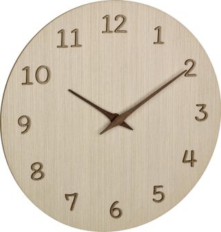 Horloge murale TFA Dostmann 60.3072.01 à quartz 29.8 cm x 4.1 cm x 29.8 cm bois (clair)