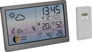 TFA Dostmann LUNA SKY 35.1169.10 Station météo radiopilotée Prévisions météorologiques 12 heures Nombre de capteurs max. 3