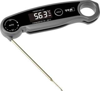 TFA Dostmann 30.1069.10 Thermomètre de cuisine arrêt automatique nourriture pour bébé, pâtisserie, rôti, burger, matière grasse, produits liquides, volaille,