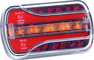 Fristom Feu de recul pour remorque extrêmités de câble ouvertes clignotant, feu stop, feu arrière arrière 12 V/DC, 24 V/DC, 36 V/DC