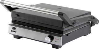 DOMO MULTIFUNKTIONALER KONTAKTGRILL 2-IN-1 table Barbecue revêtement anti-adhésif, multifonction, voyant lumineux, réglage de la température en continu noir