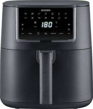 Severin FR 2462 Friteuse à air chaud 7 l 1700 W avec écran, revêtement anti-adhésif noir