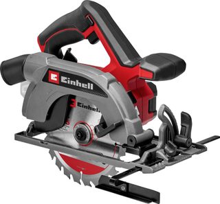 Einhell TE-CS 18/165-2 Li - Solo Scie circulaire portative sans fil Profondeur de coupe max. (90°) 57 mm sans batterie, sans chargeur, butée parallèle incluse