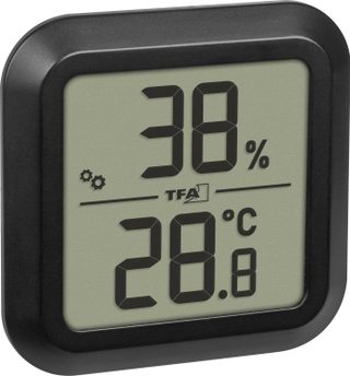 TFA Dostmann Digitales Thermo-Hygrometer zum Einbau Thermo-hygromètre noir 30.5061.01